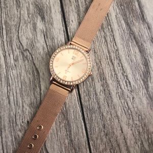 NY & Co rose gold watch